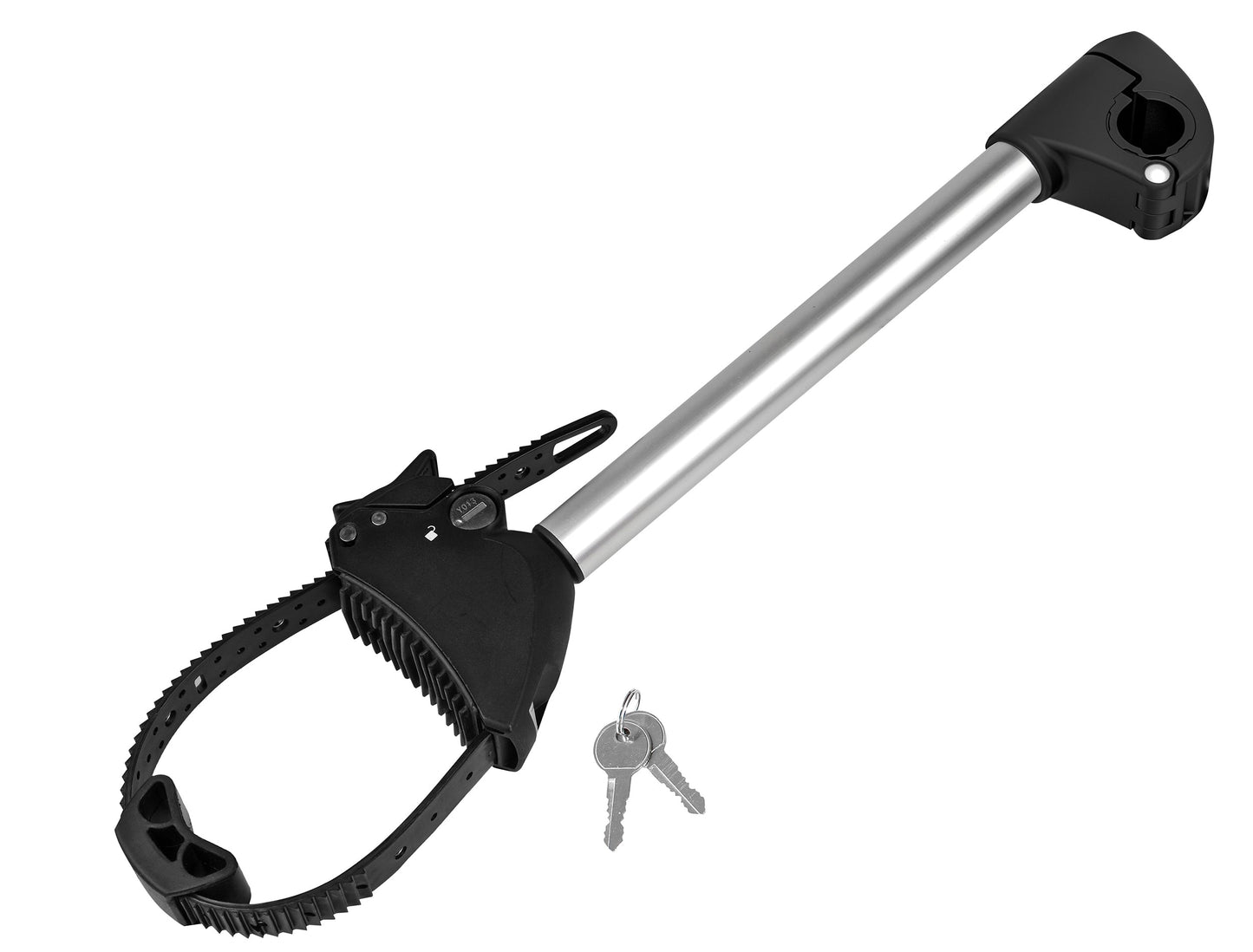 EUFAB - Fixe-cadre à strap long, antivol, diam. 2,5 & 3 cm - 11632