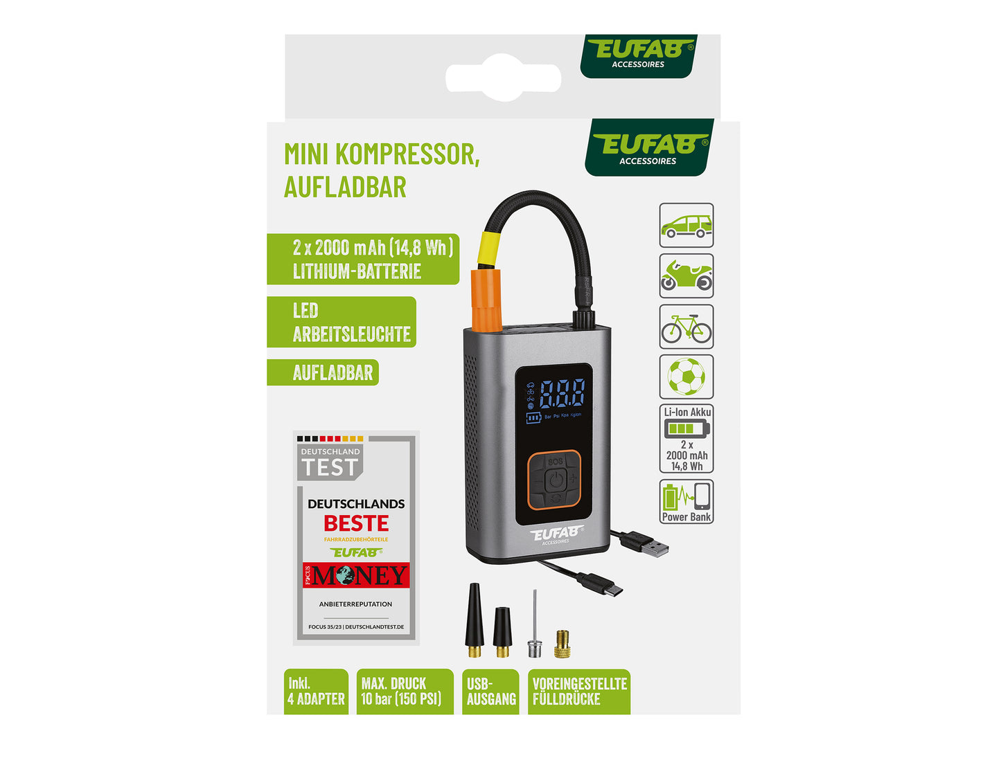 Mini Compresseur rechargeable - 21088