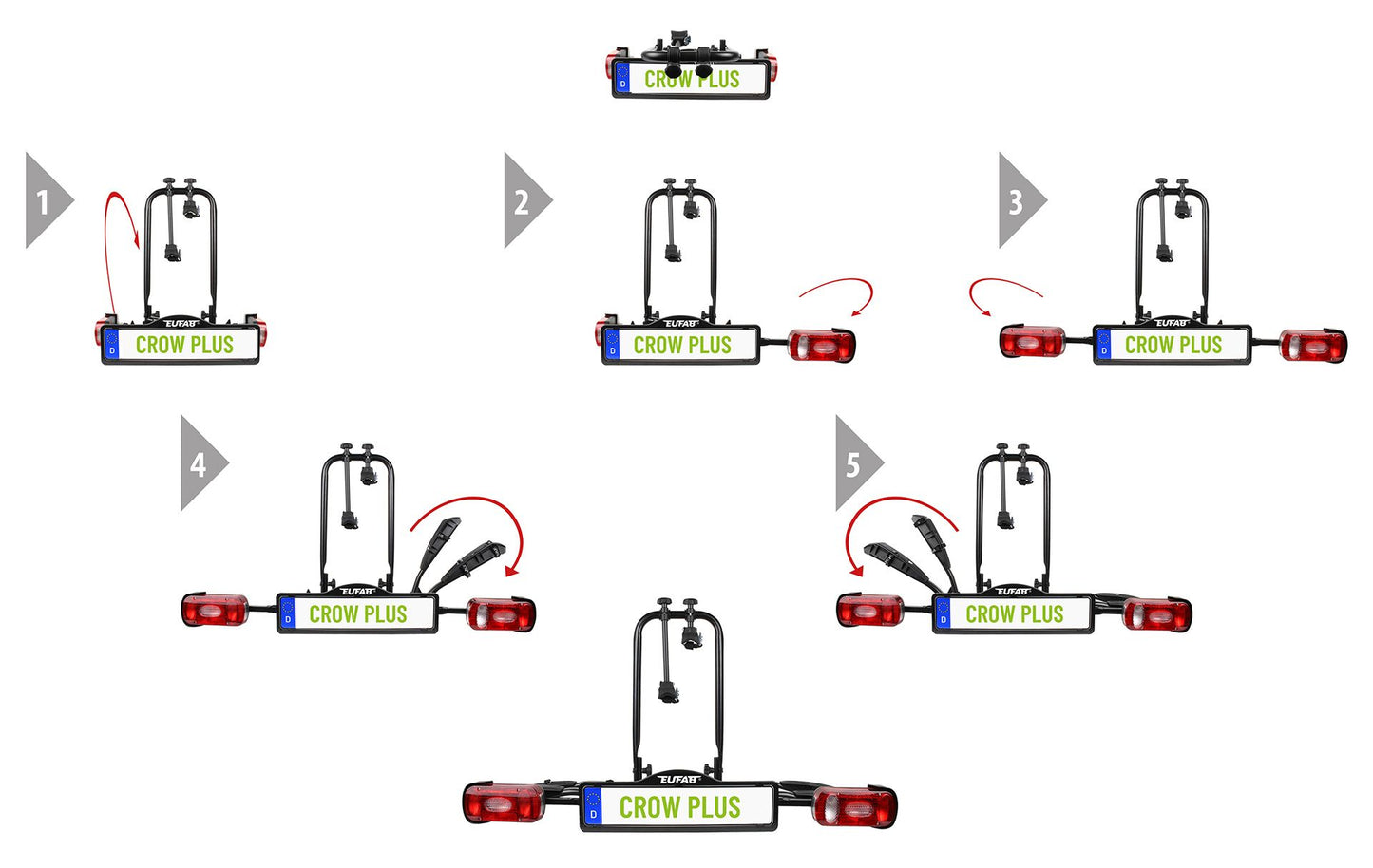 Porte-Vélos CROW PLUS