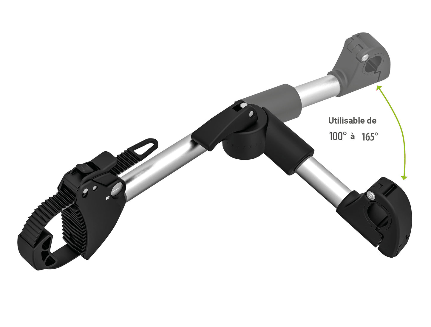 EUFAB - Fixe-cadre articulé - 40 cm