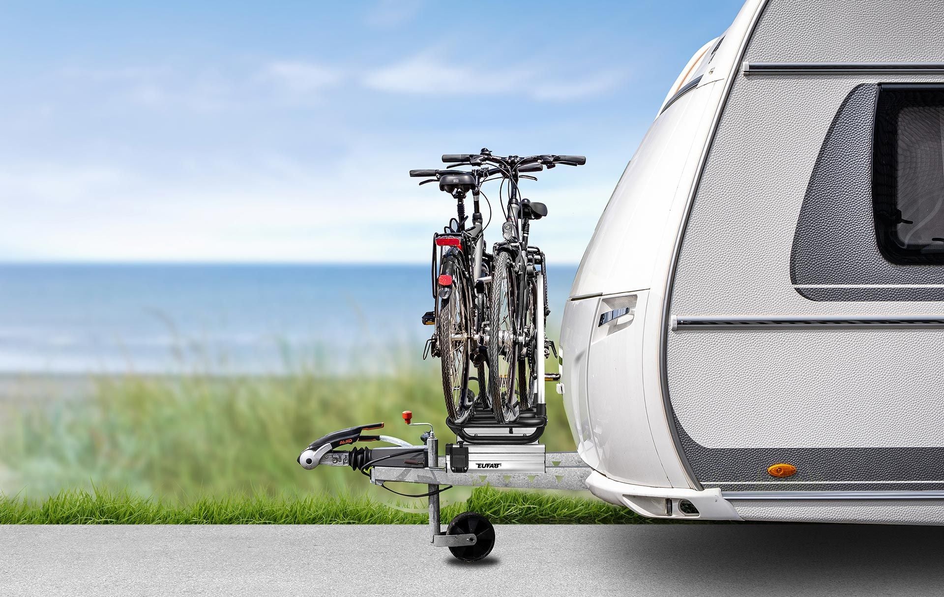 porte-vélos 2 vélos sur attelage crow - eufab porte-vélos 2 vélos sur attelage crow - eufab