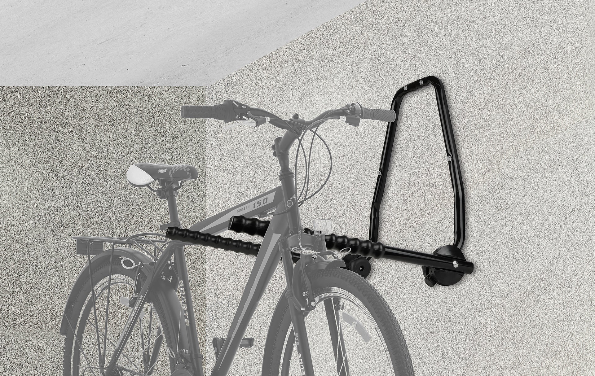 Support vélo Bernie montage mural pliable gain de place Support vélo Bernie montage mural pliable gain de place